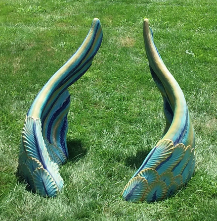 Flying Horse Outdoor Sculpture Exhibit at Pingree School
