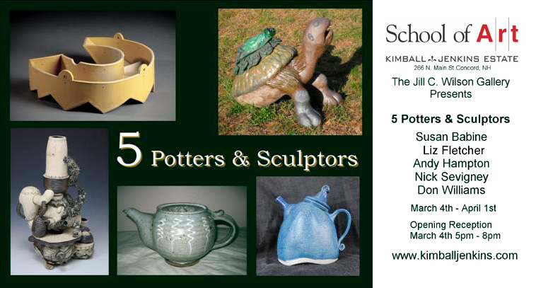 Kimball Jenkins Estate: 5 Potters & Sculptors